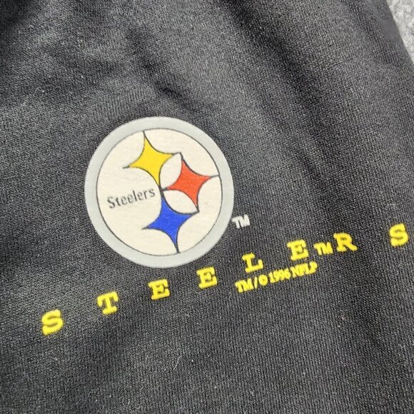 Vintage Pittsburg Steelers NFL Sweatpants Men's Joggers 1996 Chalk Line XXL - Picture 2 of 10